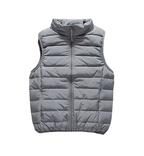 Seamless lightweight down jacket vest for women new style short waistcoat lightweight vest inner bold large size coat trendy