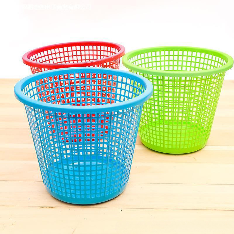 Waste Paper Basket Sanitary Hotel Mesh Restaurant Toilet Trash Trash Ordinary Cheap Plastic Household Small Office Dormitory