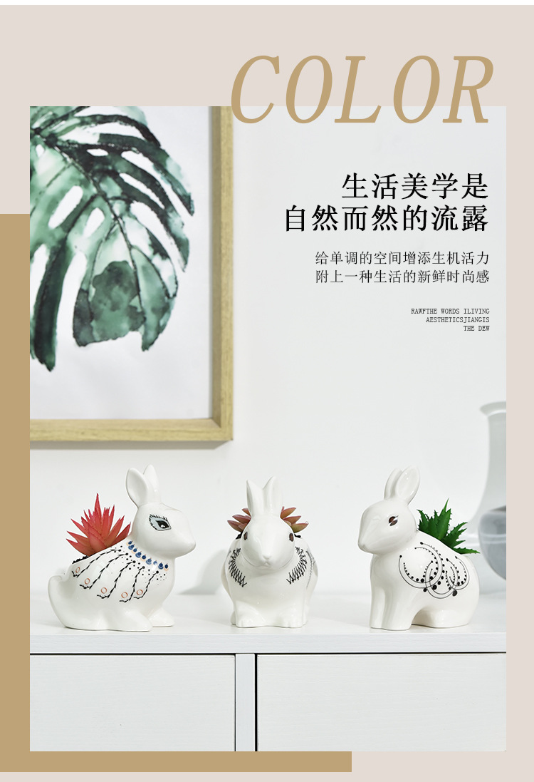 多肉花盆-兔子_05