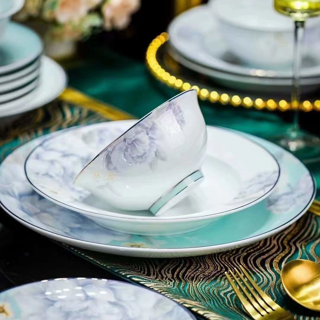 Ceramic tableware, elite gift box, Chinese style, increased thickness