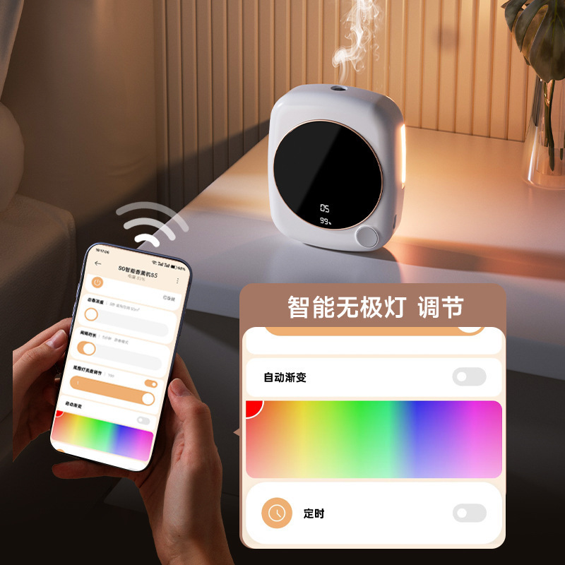 新しいスタイルのアクセス Mijia APP アロマセラピーマシンスマートフレグランスマシン空気自動長期持続フレグランスマシンフレグランスディフューザー|undefined