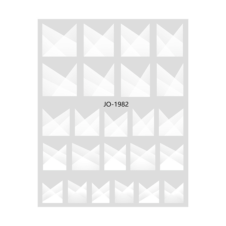 Internet celebridad manicura semitransparente pegatinas de humo francés gradiente tul Rosa Blanco y Negro manchas de uñas calcomanías decoración fresca