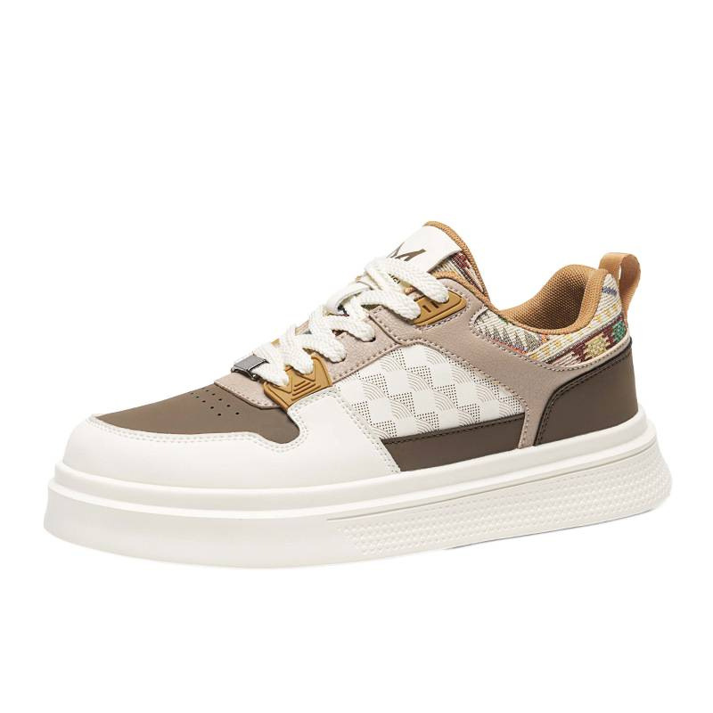 Hombres nuevos zapatos de moda de moda casual, estilo nacional, suela gruesa, amortiguación baja, zapatos deportivos cómodos de skateboard