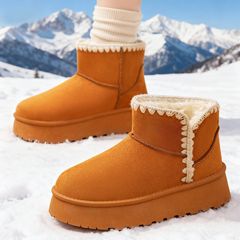 雪地靴女跨境代发棉鞋高帮防寒女靴保暖舒适鞋子女时尚百搭长靴