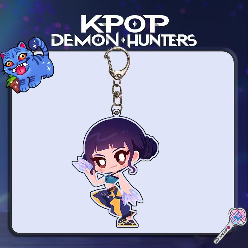 HUNTRIX猎魔女团亚克力钥匙扣可爱动漫包包挂件KPOP周边|undefined