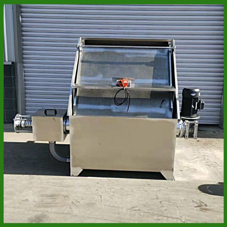 琪源水切式干湿分离机自动斜筛式分离设备1700*3220*2200mm