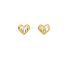 Small sophisticated golden design earrings, 2023 collection