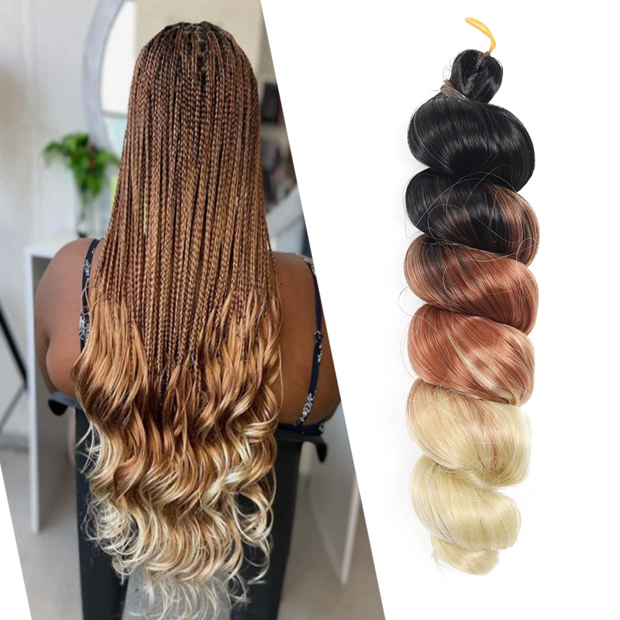 150g Loose Wave Braid Crochet Hair French Curls Peruca Italiana