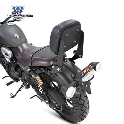 Motorcycle tail – folding backrest modification