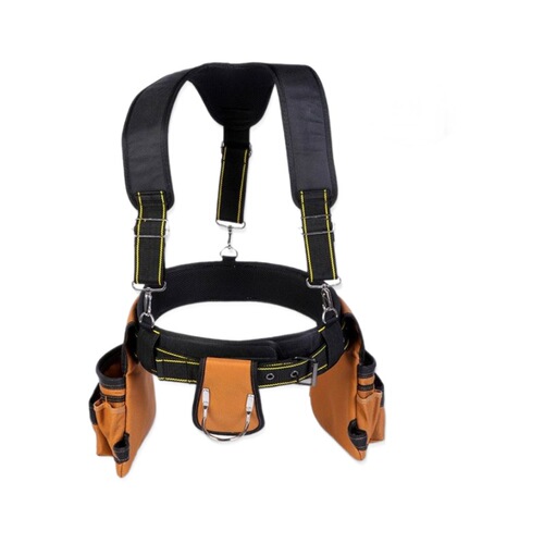 Backpack-style tool pouch hardware electric tool set kit drill storage bag high-altitude maintenance work tool pouch