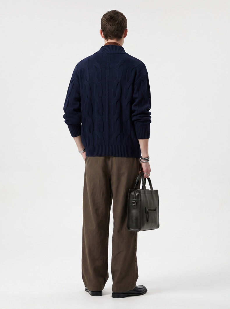 Inflation Jacquard Knit Jacket