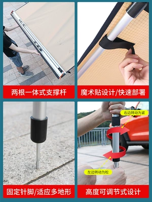 Tank 300 Outdoor Side Tent: Roof rack