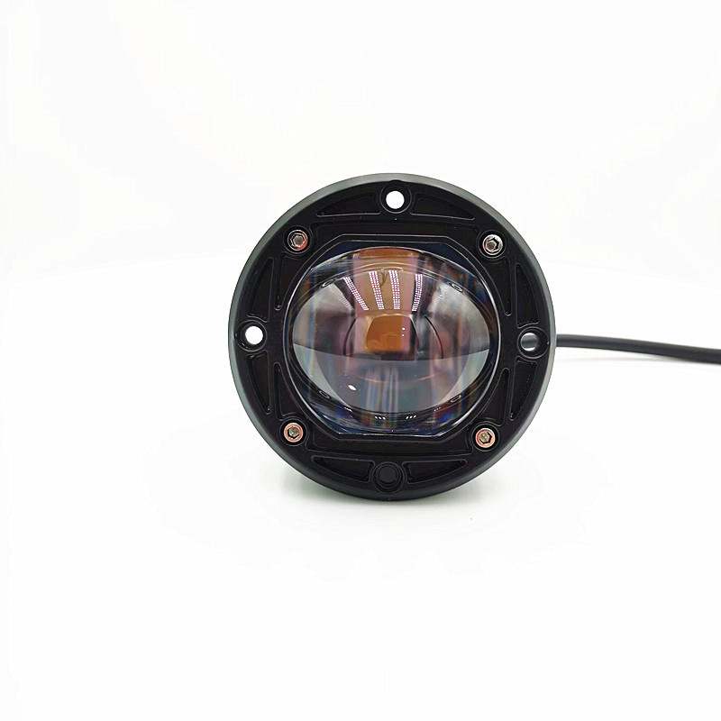Cross-Border Led Motorcycle Embedded Square Spotlight, High and Low Beam Headlight, External Electric Vehicle Modification