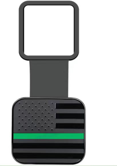 Transfronterizos accesorios de modificación de coche tapa remolque gancho polvo enchufe boca cuadrada cubierta protectora 2 pulgadas 51mm cubierta de tracción