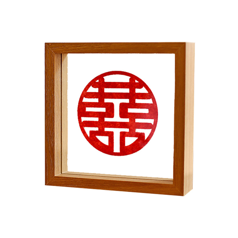 나무 색상-원래 사진 프레임