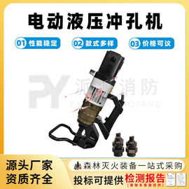 冲孔加工机电动液压冲孔机1-12mm板厚不锈钢槽钢角铁打孔机
