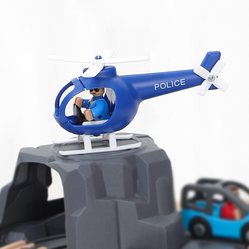 Madera magnética Thomas coche escenario coche Avión Helicóptero compatible con Thomas pista de madera