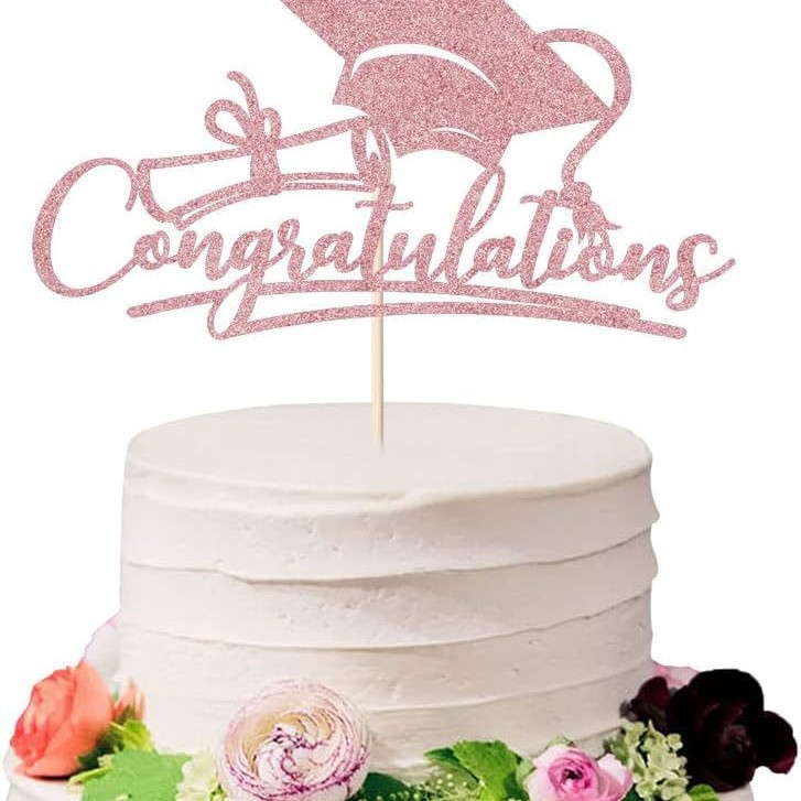 Transfronterizo 2024 nuevos productos temporada de graduación fiesta temática decoración de pasteles inserción de tarjetas felicitaciones decoración de pasteles de graduación