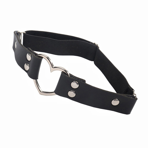 European and American punk style Harajuku personality shaping tool street dance performance leg ring heart-shaped peach heart casual ankle bracelet 