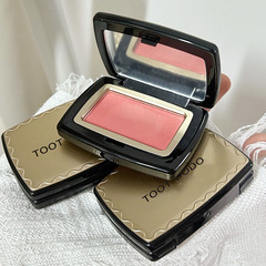 Toot Dodo Silk Revitalizing Blush Cream, Peach, Purple, Blue, Natural Brightening, Puffing Color Contour Powder Pan