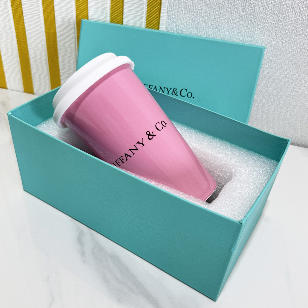 450ml 실리콘 뚜껑 컵 (핑크색 1개)
