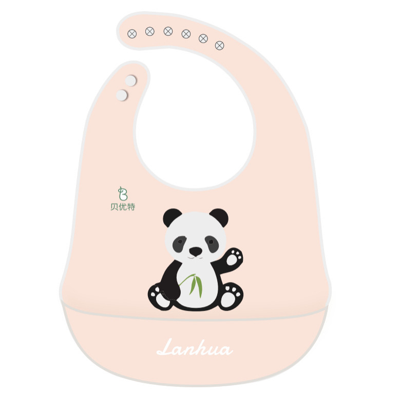 Summer children's silicone ultra thin waterproof eating bib for…