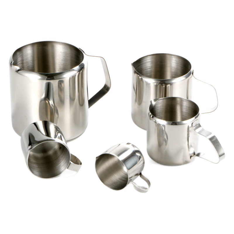 Stainless steel Garland Cup Milk Cup straight coffee cup pointed nipple milk cup milk foam cup milk cup small milk cup condensed milk honey Cup