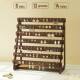 in stock Wooden Multi-layer Earring Rack Home Living Room Bedroom Desktop Simple Vintage Ornaments Jewelry Display Rack