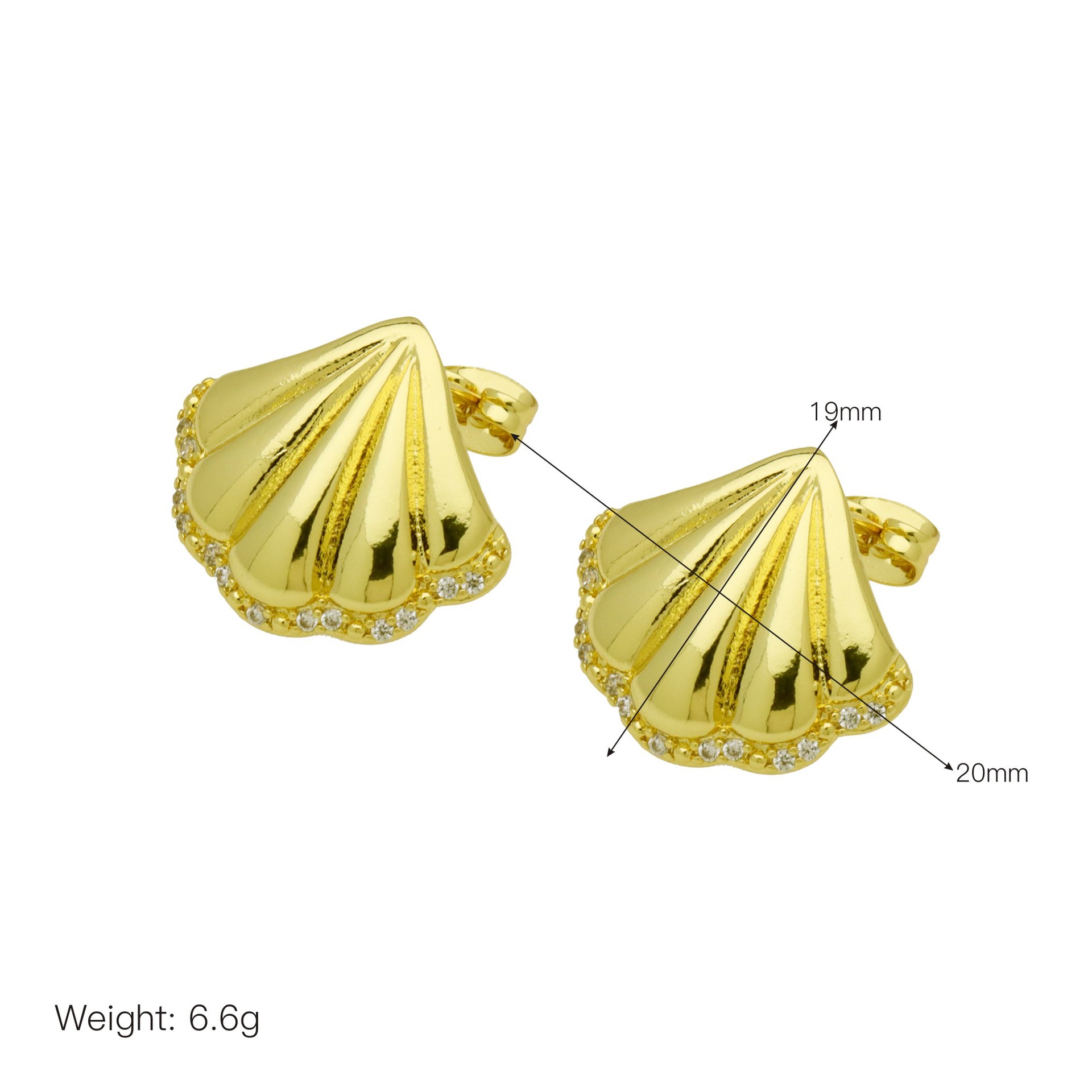 11g Weight Copper Ear Needle Material Drop Earrings Classification 1 Pair Quantity Holiday, Banquet Occasion Copper Material Starfish, Shell Pattern All Seasons Season Women's Gender Plating Design Casual, Elegant, Lady Style 1 Pair Casual Elegant Lady Starfish Shell Plating Copper Drop Earrings 16
