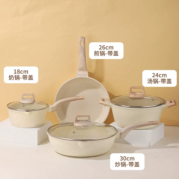 18 milk pot+24 soup pot+26 frying pot+30 30 cooker