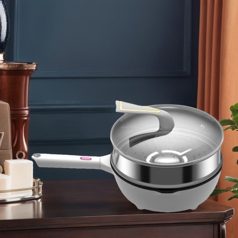 City lady home dormitory large capacity multi-functional non-stick electric steamer will sell for promotion gift wholesale