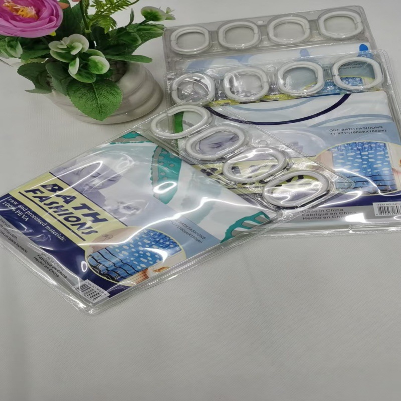 Cortina de Ducha de PEVA Impermeable para Baño
