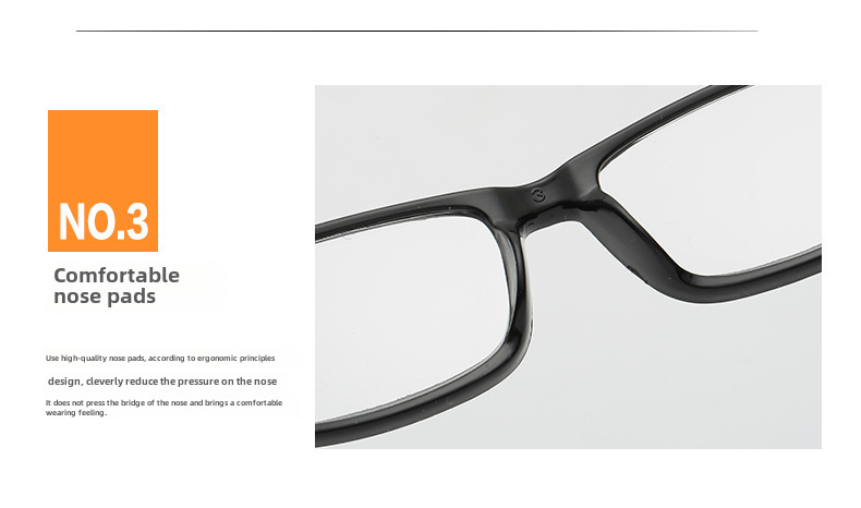 Hot ultra-light black frame glasses simple and generous presbyopia glasses running Jianghu exhibition finished reading glasses wholesale_voghion.com