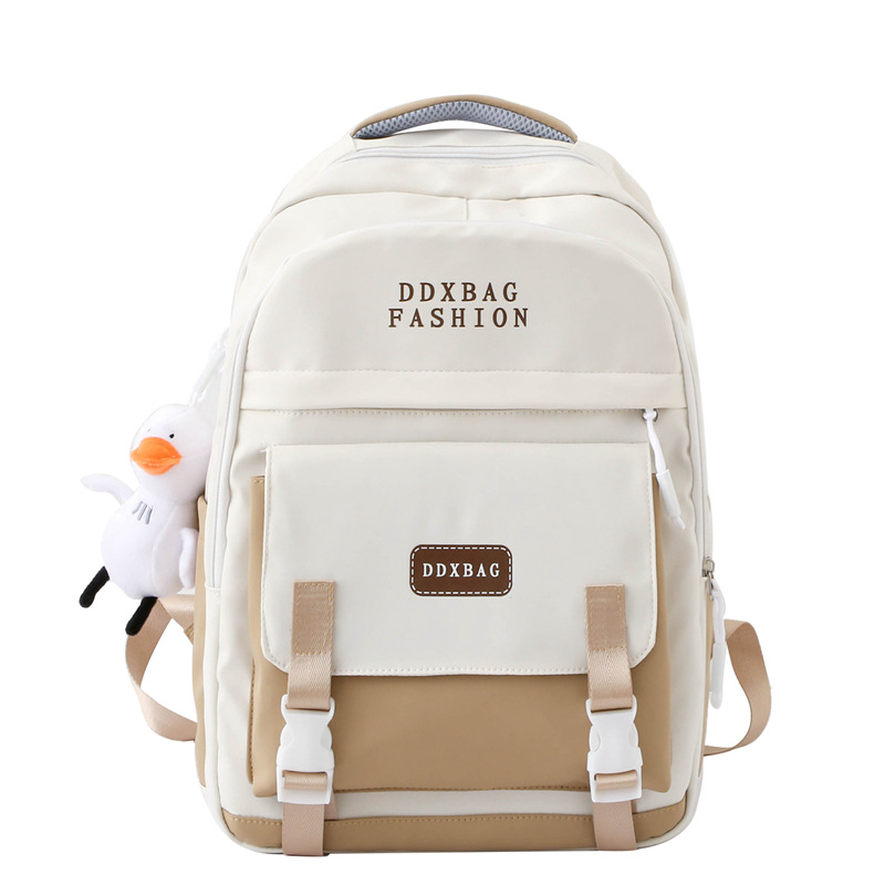 Mochila mujer estudiante de escuela secundaria ligero simple gran capacidad mochila estudiante de escuela secundaria estudiante universitario mochila japonesa ins chica