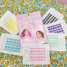 跨境多彩爱心痘痘贴服帖温和修护贴五角星净痘祛痘异形贴祛印