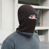 Street winter knitted hat, fleece keep warm woolen cap, increased thickness