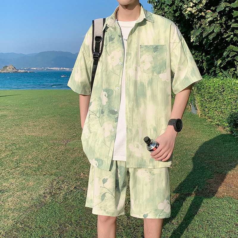 TZ086 비치 슈트 라이트 그린