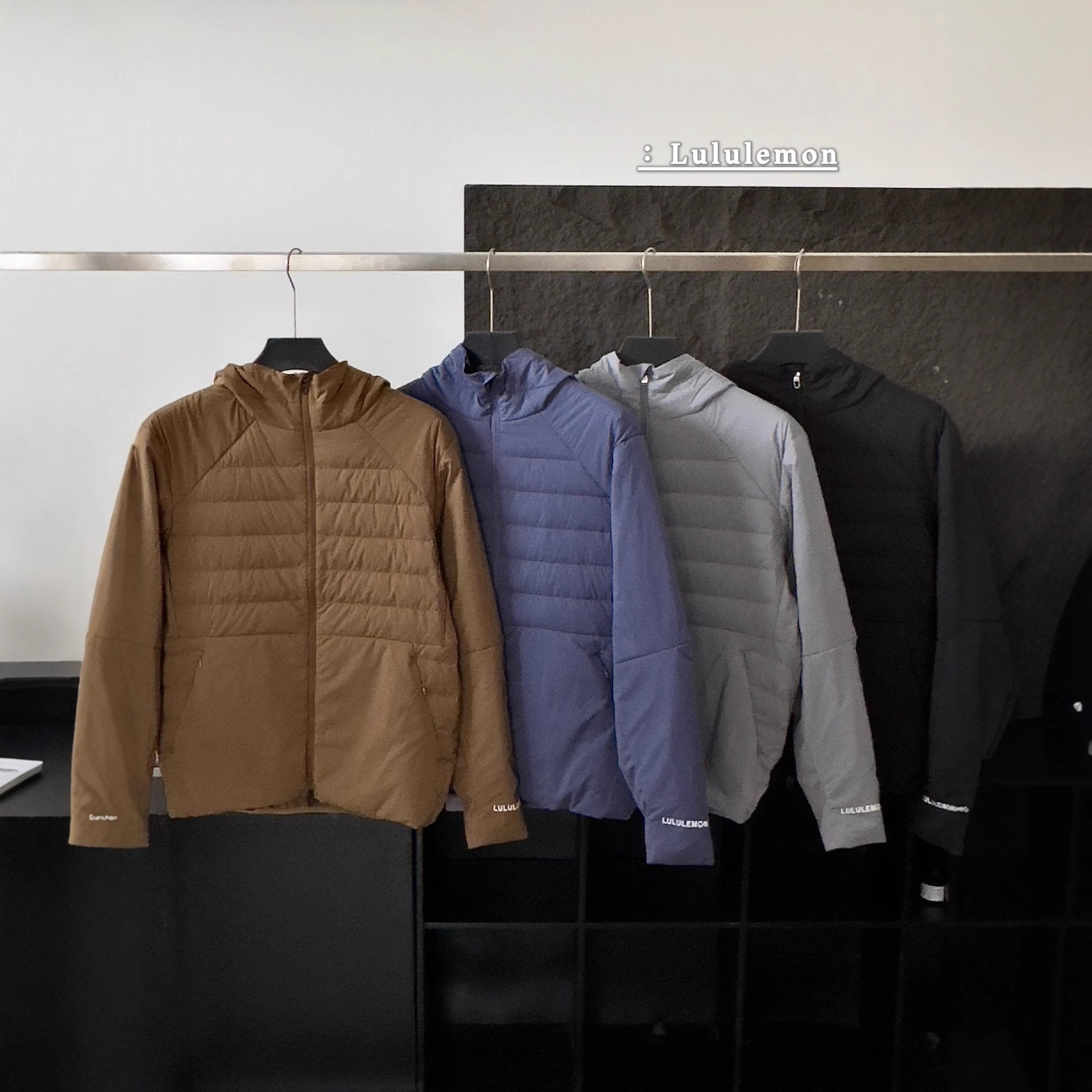 Lulu Original Japanese Style Men's Winter Fashion Lightweight Casual Sports Hooded down Jacket 90 White Duck down