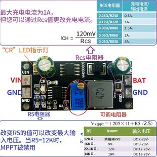 9V/12V/18V���{��x������}늳س����ģ�KMPPT̫��ܿ�����