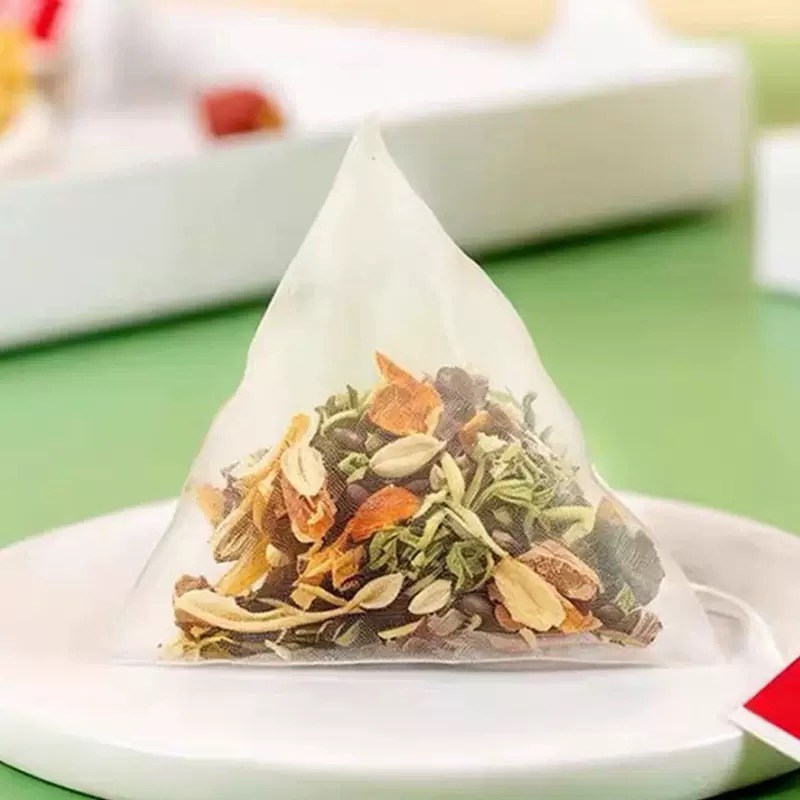 Honeysuckle Ophiopogon Licorice Tea Bags Jin Yin Hua Mai Dong Gan Cao Herbal Blend 50g specifications