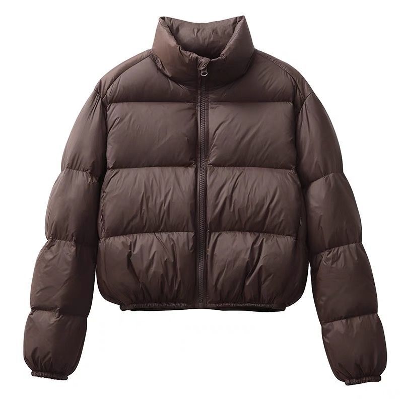 Version Kendall Jenner Style Short High Waist Thickened Down Jacket For Petite Women, European And American Ins Trend_voghion.com