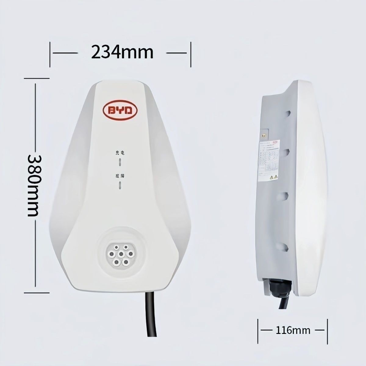 Byd Original Factory Charging Station 7Kw Household New Energy Electric Charger 220V National Standard Byd Universal Electric Vehicle Fast Charging