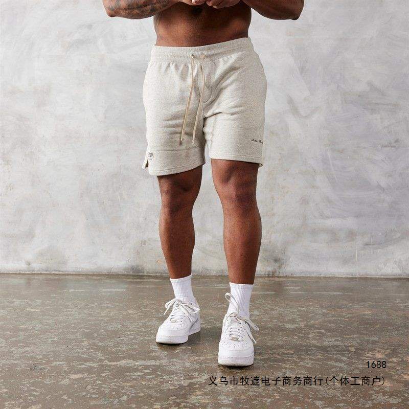 Men's athletic shorts, new summer style, American-style basketball training, running, fitness, casual wear, loose fit, breathable, pure cotton, three-quarter length Men's athletic shorts, new summer style, American-style basketball training, running, fitness, casual wear, loose fit, breathable, pure cotton, three-quarter length