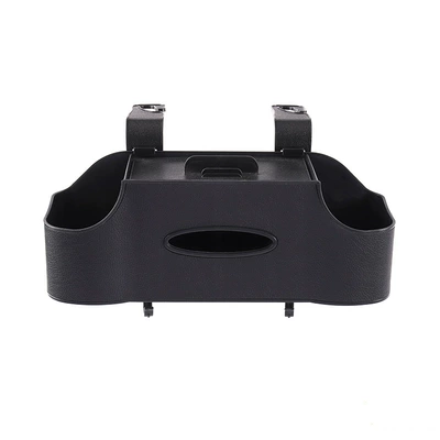 Car Multifunctional Storage Box, Car Tissue Box, Storage Bag, Car Seat Back Storage Box, Water Cup Holder Storage Box (Car tissue box/set) - black-car-seat-tissue-storage-box