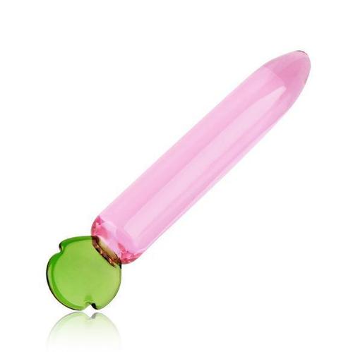 Glass cucumber for women, simulated crystal fruit, glass dildo for female masturbation, fun insertion dildo, foreign trade fire fun
