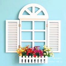 窗户装饰北欧风格墙面装饰品地中海欧式木质电表地中中海田园装饰