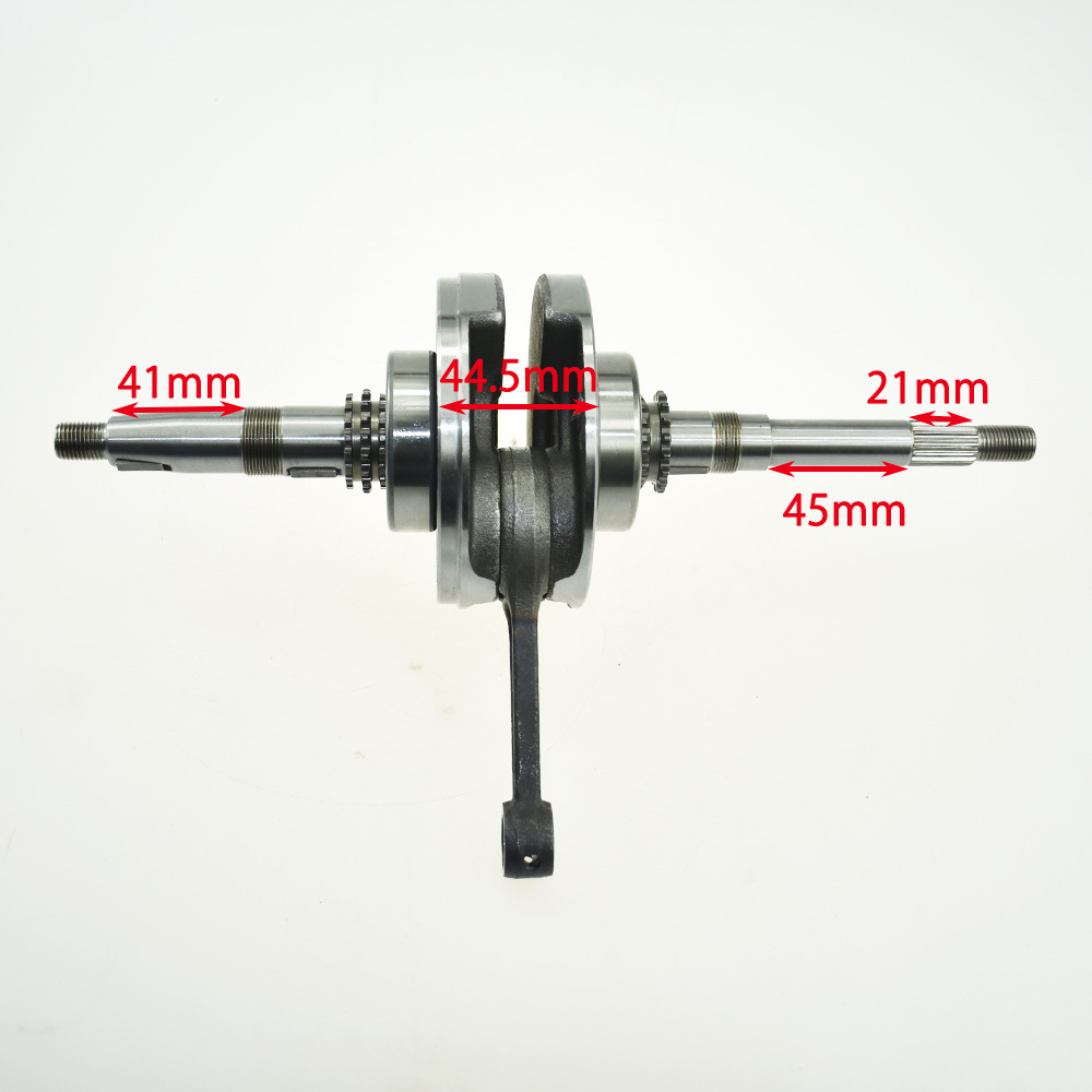 Original Crankshaft for Jinlong Juneng Gy6 200Cc Engine with Reverse Gear, Manual Start, and Balance Shaft