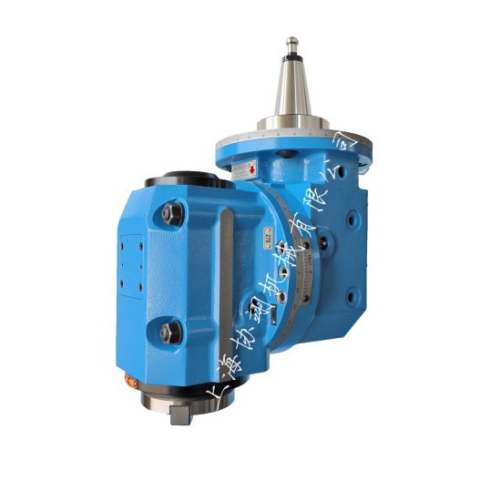 自动横向铣头 数控重型机床附件万向角度头 H45 45°万向铣头台