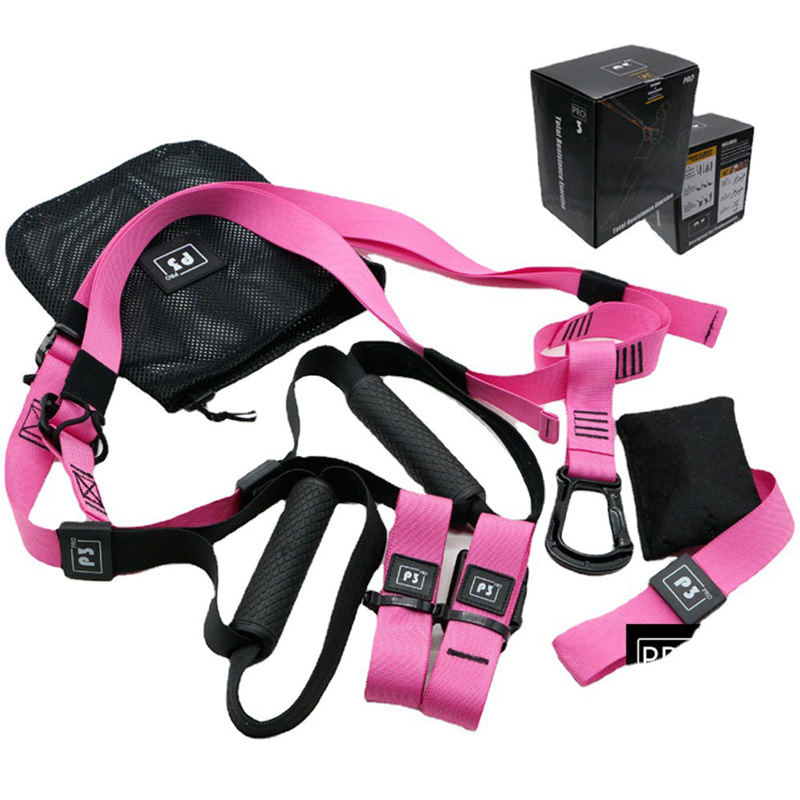 Bandas de suspensión TRX para entrenamiento en casa o gimnasio, ideales para yoga, fuerza y resistencia