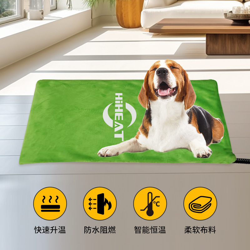 Almohadilla calefactora para mascotas de Amazon, manta eléctrica para mascotas europea, americana, británica, australiana y japonesa, almohadilla calefactora para perros y gatos, exportación de agua antibites